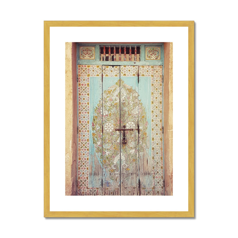 Painted Door | Abu Ayyub Antique Framed & Mounted Print